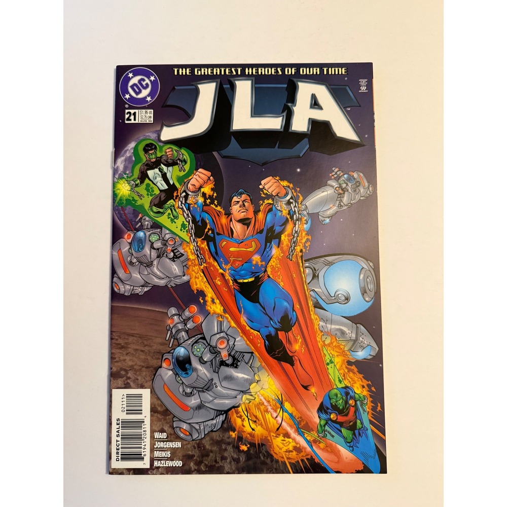 JLA #21 DC Comics 1998 Superman Green Lantern Martian Manhunter Mark Waid